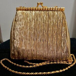 Elegant Gold Evening Bag